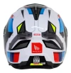Casco Moto Rebatible Mt New Atom 2 Bast A0 Tricolor Brillo