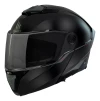 Casco Moto Rebatible Mt Atom 2 Solid A1 Visor Doble Mate