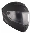 Casco Moto Rebatible Mt Atom 2 Solid A1 Visor Doble Mate