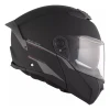 Casco Moto Rebatible Mt Atom 2 Solid A1 Visor Doble Mate