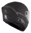 Casco Moto Rebatible Mt Atom 2 Solid A1 Visor Doble Mate