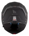 Casco Moto Rebatible Mt Atom 2 Solid A1 Visor Doble Mate