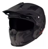 Casco Moto Mt Streetfighter Darkness A2 Mentonera Desmontabl
