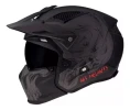 Casco Moto Mt Streetfighter Darkness A2 Mentonera Desmontabl