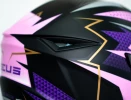 Casco Moto Integral Zeus Gj 821 Rosa Violeta Mate