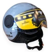 Casco Moto Abierto Con Visor Punto Extremo Xr611 Ym611