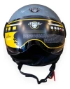 Casco Moto Abierto Con Visor Punto Extremo Xr611 Ym611