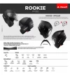 Casco Integral Moto Ls2 352 Rookie Solid Negro Mate C Alerón
