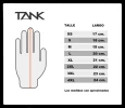Guantes Para Moto Tank Short Con Protección Y Tactiles