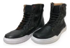 Zapatillas Altas Botas Para Moto Urbana Cuero Aj74 Cult Byn