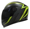 Casco Moto Integral Vertigo V32 Influence Negro Y Amarillo