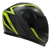 Casco Moto Integral Vertigo V32 Influence Negro Y Amarillo