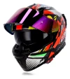 Casco Moto Integral Nzi Go Rider Stream Solid C/doble Visor