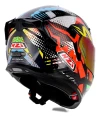 Casco Moto Integral Nzi Go Rider Stream Solid C/doble Visor