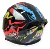 Casco Moto Integral Nzi Go Rider Stream Solid C/doble Visor