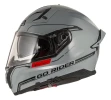 Casco Moto Integral Nzi Go Rider Stream Solid C/doble Visor