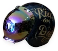 Visor Burbuja Para Casco Moto Mac Bowie Abierto  Of181