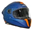 Casco Integral Moto Axxis Hawk Cubik C7 Mate Doble Visor