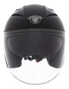 Casco Moto Abierto Punto Extremo Xr200 Doble Visor Negro Mat