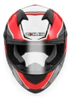 Casco De Moto Integral  Zeus 811 Al51 Negro Rojo Blanco