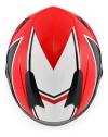 Casco De Moto Integral  Zeus 811 Al51 Negro Rojo Blanco