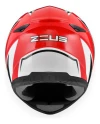 Casco De Moto Integral  Zeus 811 Al51 Negro Rojo Blanco