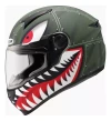 Casco De Moto Integral Zeus 811 Al38 Verde Mate Monster