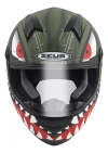 Casco De Moto Integral Zeus 811 Al38 Verde Mate Monster