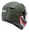 Casco De Moto Integral Zeus 811 Al38 Verde Mate Monster