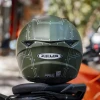 Casco De Moto Integral Zeus 811 Al38 Verde Mate Monster