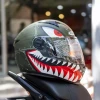 Casco De Moto Integral Zeus 811 Al38 Verde Mate Monster
