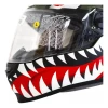 Casco De Moto Integral Zeus 811 Al38 Verde Mate Monster