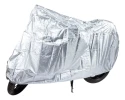 Funda Cubre Moto Impermeable Color Plateado Talle M