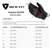 Guantes Corto Moto Revit Access Con Protección Ruta Turismo