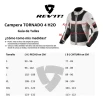 Campera Moto Revit Tornado 4 H2o Protecciones Impermeable