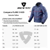 Campera Moto Revit Flare 3 H2o Protecciones Impermeable