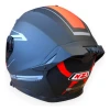Casco Moto Integral Nzi Go Rider Stream Solid Doble Vis