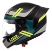 Casco Moto Integral Ls2 352 Rookie Graficas Zenna + Spoiler