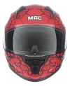 Casco Moto Integral Mac Bass Ff067 Krampus Negro Rojo