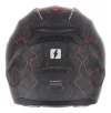 Casco Moto Integral Mac Bass Ff067 Krampus Negro Rojo