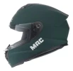 Casco Moto Integral Mac Ff801 Starter Solid Verde Mate