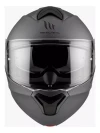 Casco Moto Rebatible Mt Genesis A2 Solid Titanium Doble Vis
