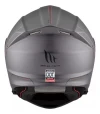 Casco Moto Rebatible Mt Genesis A2 Solid Titanium Doble Vis