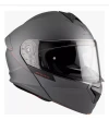 Casco Moto Rebatible Mt Genesis A2 Solid Titanium Doble Vis