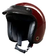 Casco Moto Abierto Vertigo Vintage Old School Varios Colores