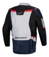 Campera Para Moto Alpinestars St-1 Wp Jacket Negro/azul/rojo
