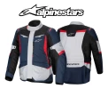Campera Para Moto Alpinestars St-1 Wp Jacket Negro/azul/rojo