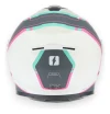 Casco Moto Integral Mac Oficial Starter Ff801 Qurbik Blanco