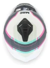 Casco Moto Integral Mac Oficial Starter Ff801 Qurbik Blanco