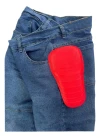 Pantalon Jean Kevlar Moto Protecciones Rodillas Cadera